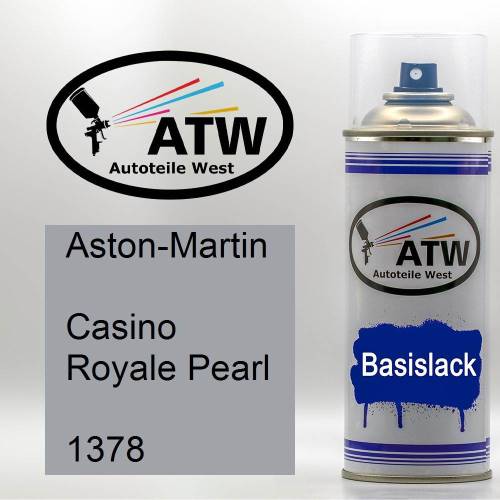 Aston-Martin, Casino Royale Pearl, 1378: 400ml Sprühdose, von ATW Autoteile West.